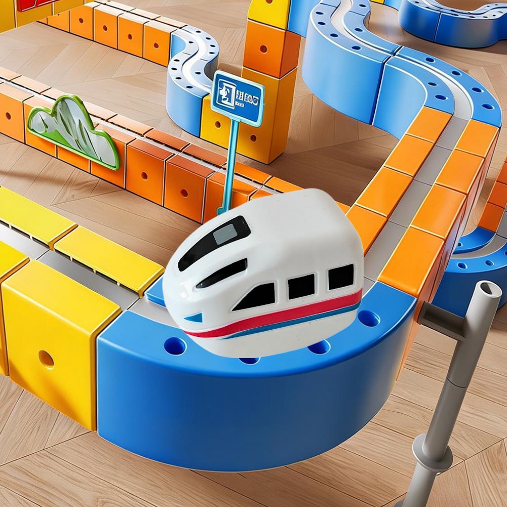 Educational Toys - Magnetyczny pociąg elektryczny zabawka edukacyjna interaktywna