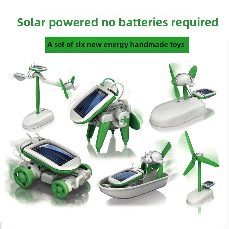 Stem Solar Robot Kit For Kids - Zestawy Robotów 6 w 1 DIY