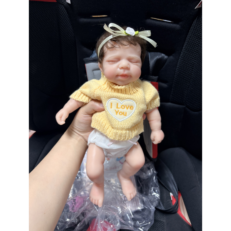 Reborn Baby Doll Silicone Realistic - 12-calowa lalka Reborn Pascale z pełnego