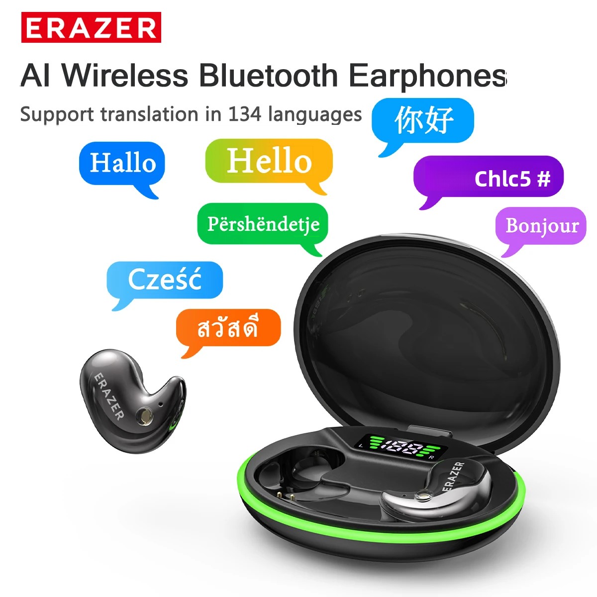 Video Games - Słuchawki douszne Bluetooth EARZER XF58 z