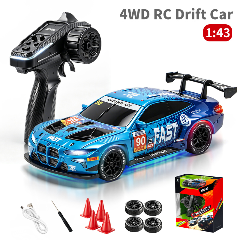 Rc Drift Car 1 24 Scale 4Wd - 2026 4DRC 1:43 Pełnowymiarowy 4WD RC