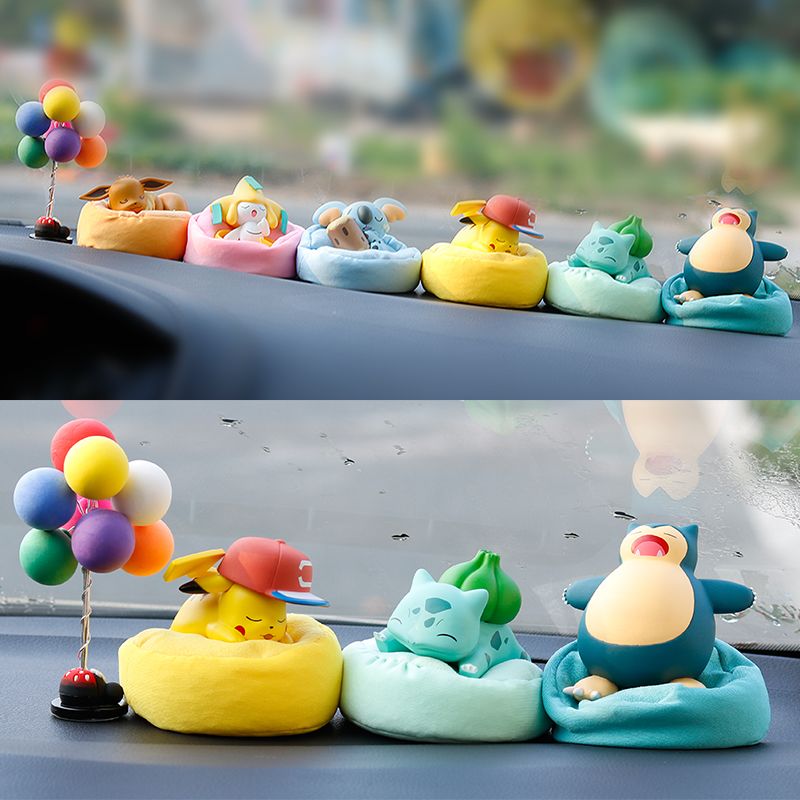 Anime Action Figure Blind Box - Seria Pokémon w pozycjach do spania,