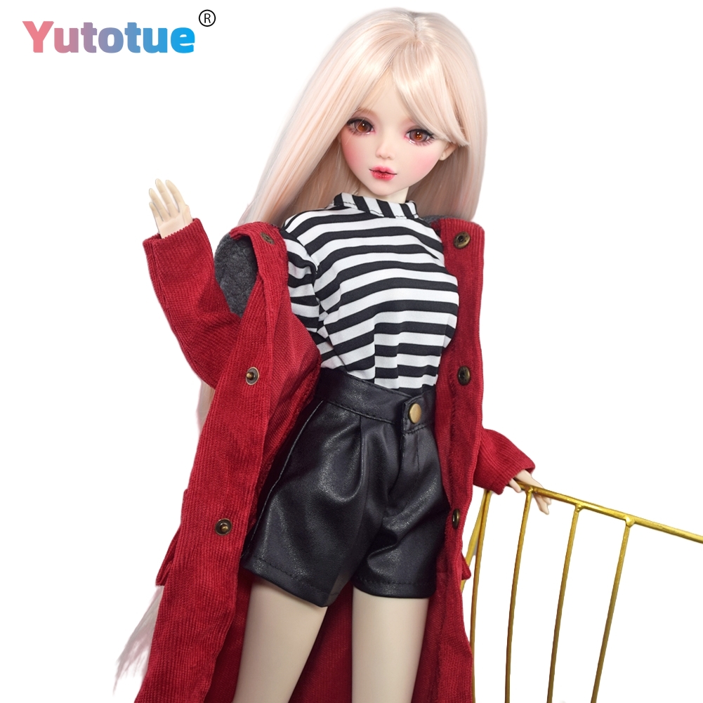 Bjd Doll 1 6 Full Set With Clothes - YUTOTUE 22-calowa wysokość Kobieca lalka Zabawka