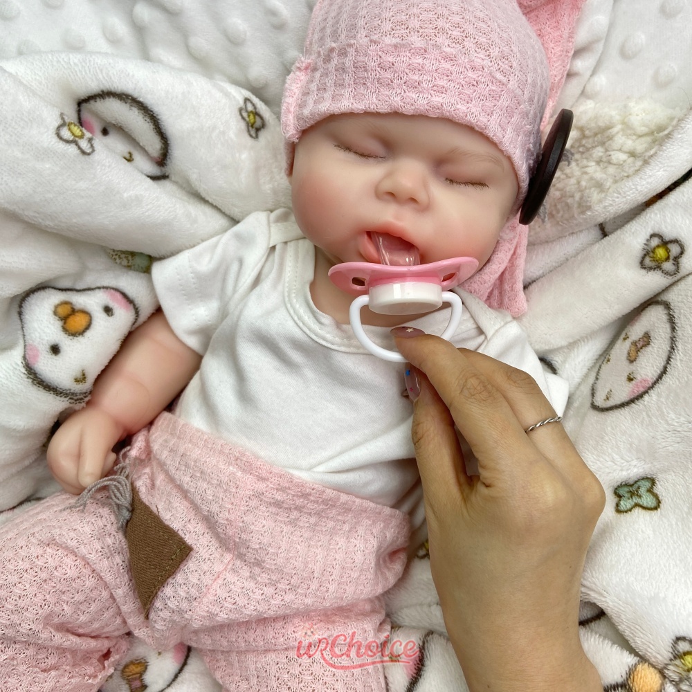 Puszysta lalka reborn z siliko – Reborn Baby Doll Silicone Realistic recenzja i cena