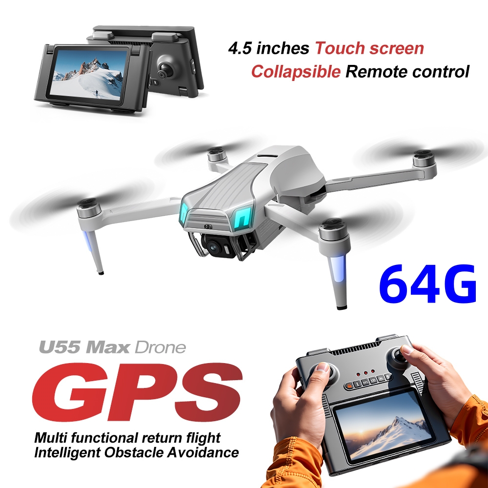 NCZOBOE U55 Profesjonalny Dron – Fpv Brushless Rc Drone 4K recenzja i cena