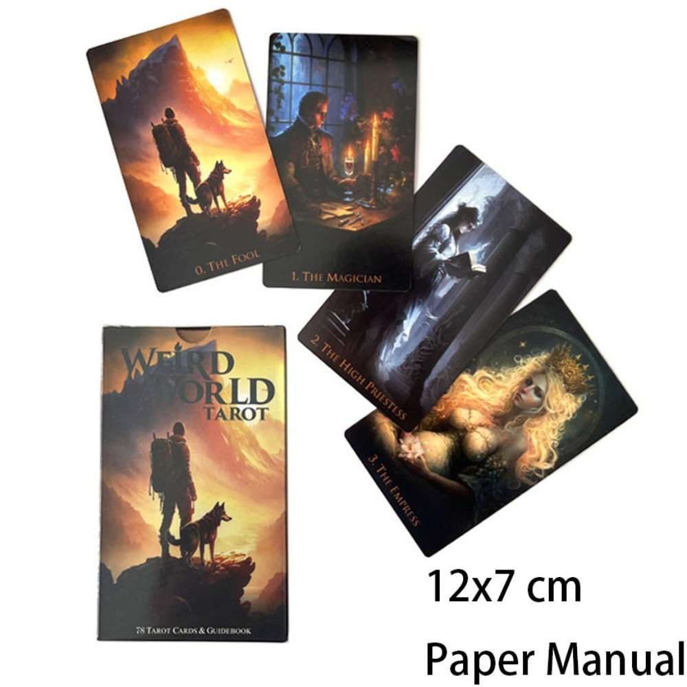 12 * 7 cm Dziwny świat Tarot 7 – Tarot Cards Deck With Guidebook recenzja i cena