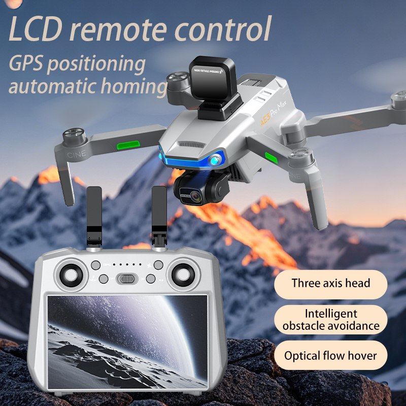 AE3 PRO Max NEW LCD SC GPS Dro – Fpv Brushless Rc Drone 4K recenzja i cena