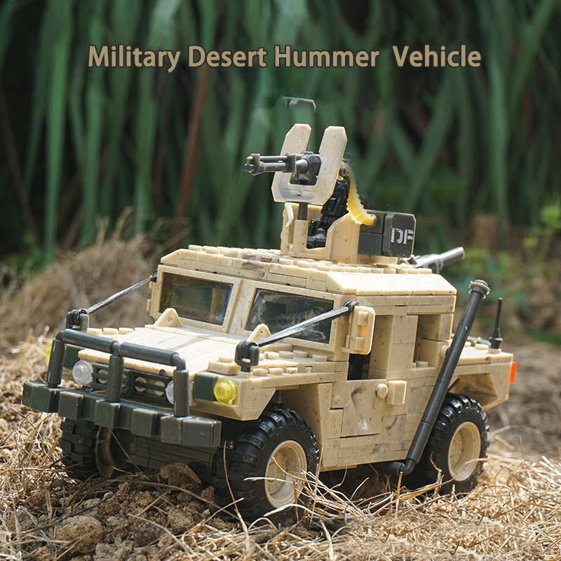 MOC wojskowy Hummer klocki do  – Lego Compatible Military Tank recenzja i cena