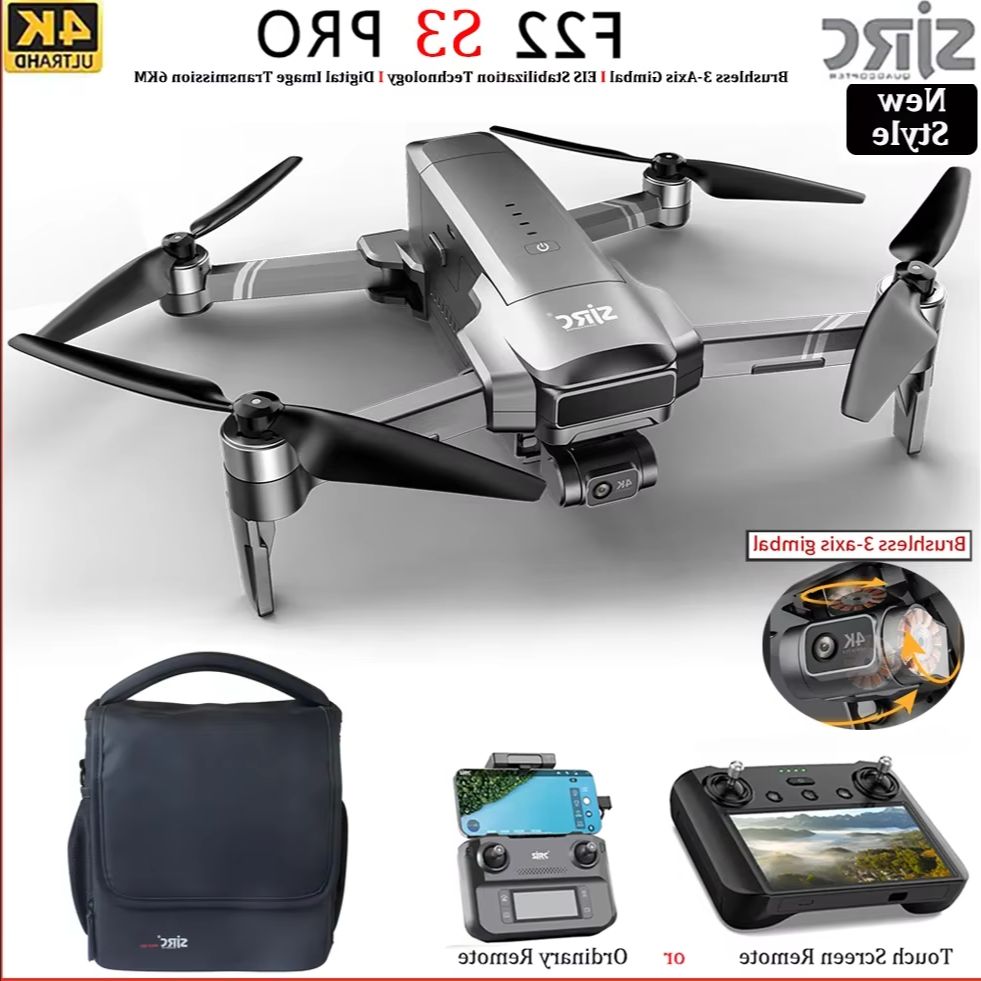 SJRC F22 S3 Pro Składany Quadc – Fpv Brushless Rc Drone 4K recenzja i cena
