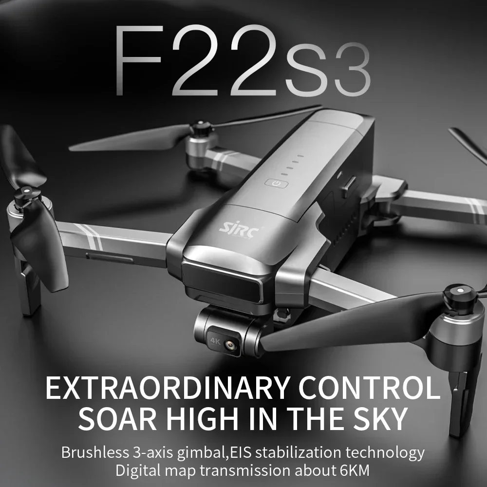 SJRC F22 S3 Pro Składany Quadc – Fpv Brushless Rc Drone 4K recenzja i cena