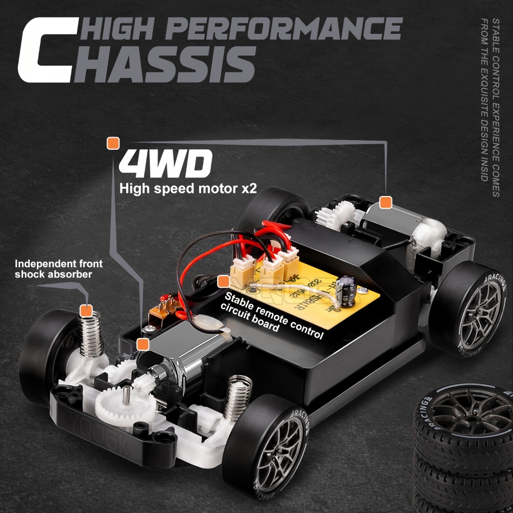 Samochód RC z pilotem 2.4G do  – Rc Drift Car 1 24 Scale 4Wd recenzja i cena
