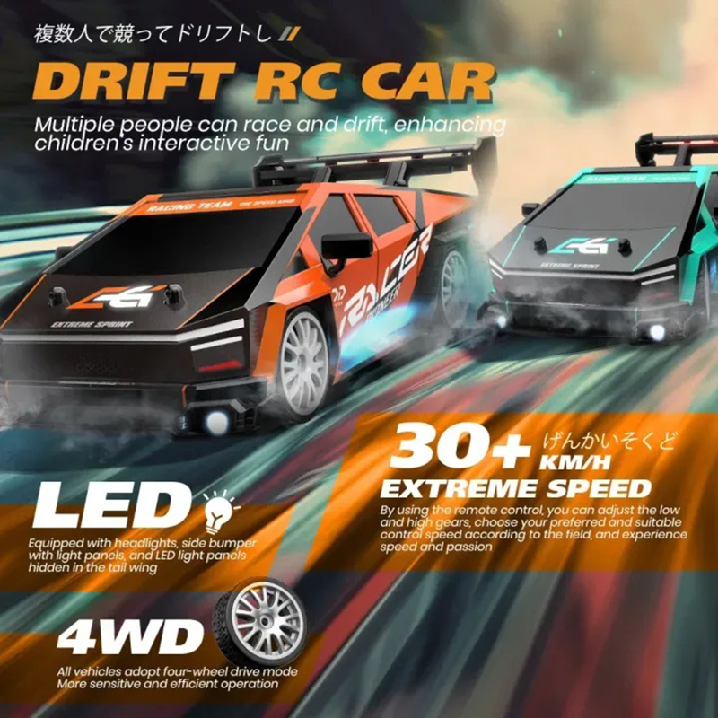 Samochód zdalnie sterowany RC  – Rc Drift Car 1 24 Scale 4Wd recenzja i cena