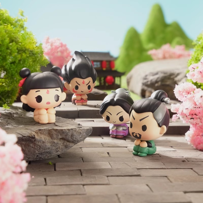 Ne Zha 2 Sit In A Row Series B – Anime Action Figure Blind Box recenzja i cena