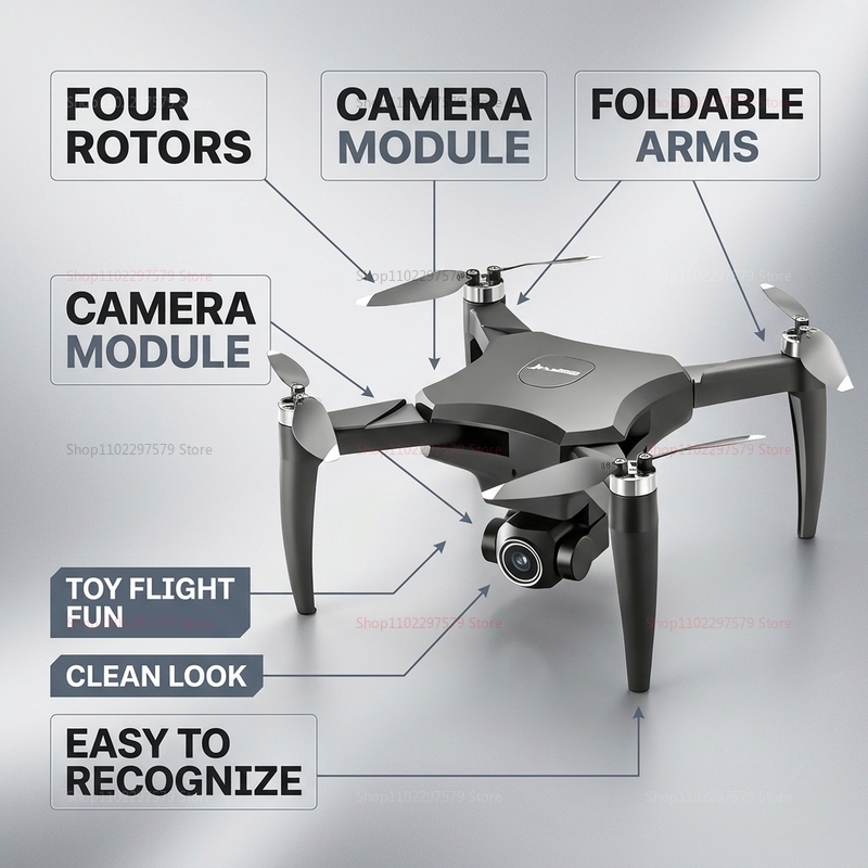 Mini Dron YL01 z Kamerą 8K Pro – Fpv Brushless Rc Drone 4K recenzja i cena