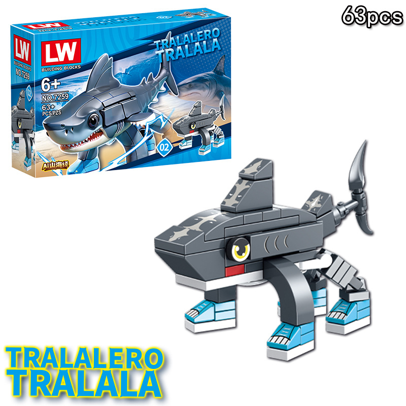 Anime Włoski Brainrot Tralaler – Anime Action Figure Blind Box recenzja i cena