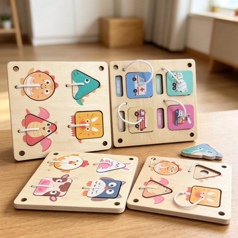 Drewniana tablica Montessori d – Montessori Wooden Busy Board Toddler recenzja i cena