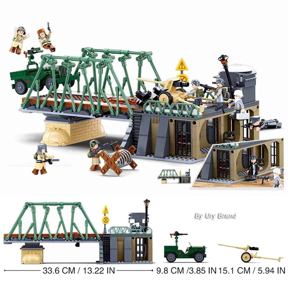 Zestawy klocków konstrukcyjnyc – Lego Compatible Military Tank recenzja i cena
