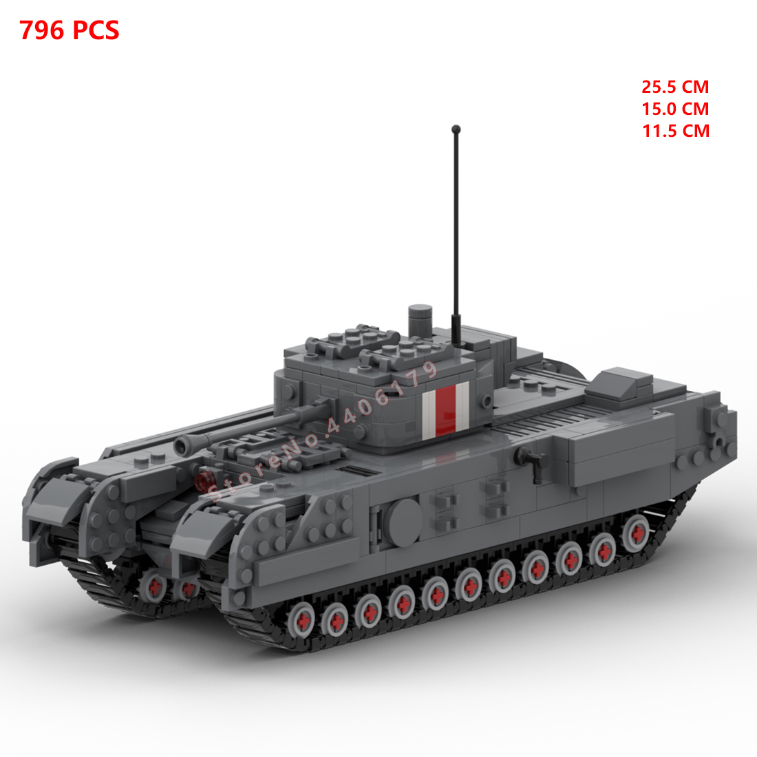 Gorąca wojskowa ii wojna świat – Lego Compatible Military Tank recenzja i cena