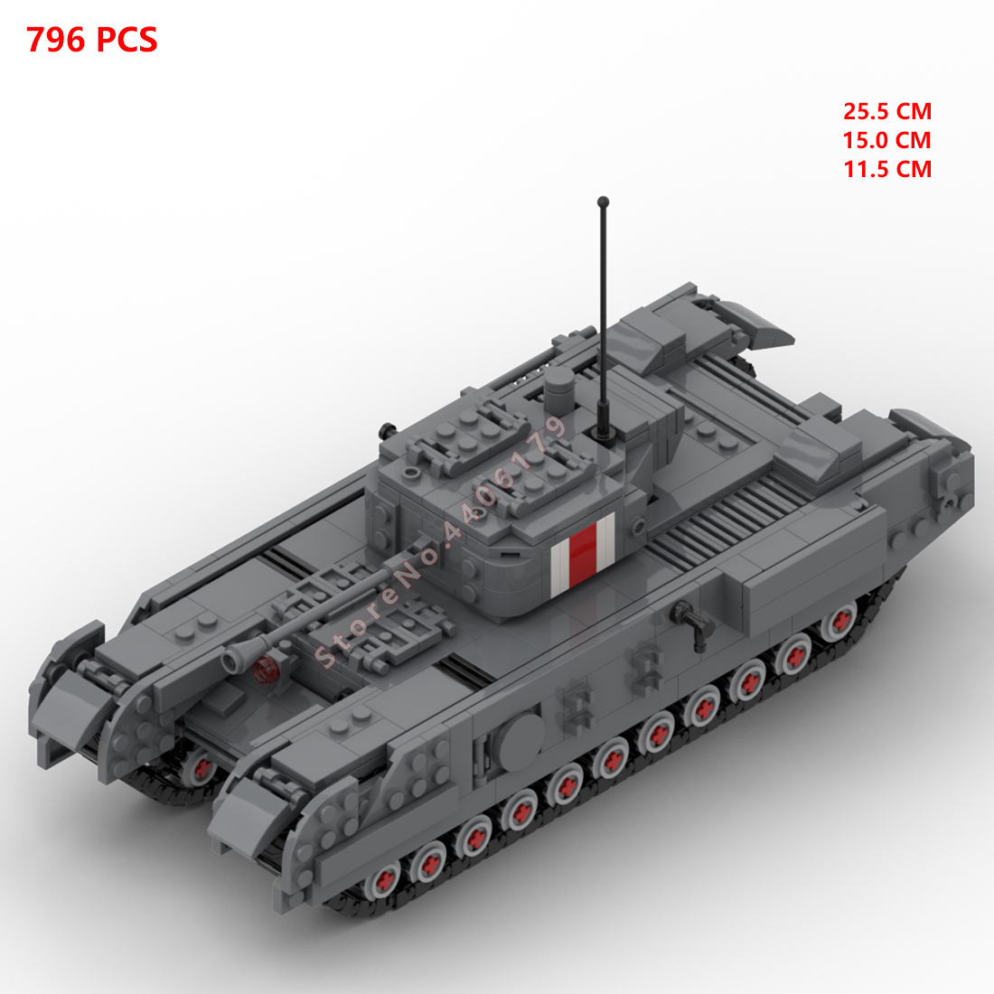Gorąca wojskowa ii wojna świat – Lego Compatible Military Tank recenzja i cena