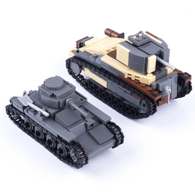 WW2 japonia wojskowy czołg klo – Lego Compatible Military Tank recenzja i cena