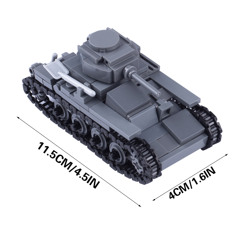 WW2 japonia wojskowy czołg klo – Lego Compatible Military Tank recenzja i cena