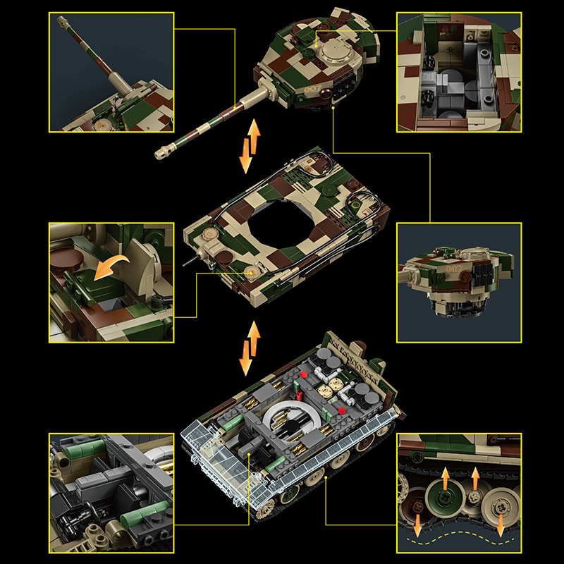 Zestaw klocków do budowy niemi – Lego Compatible Military Tank recenzja i cena