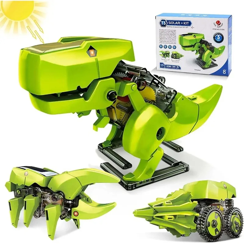 Zestaw solarnych robotów 3w1,  – Stem Solar Robot Kit For Kids recenzja i cena