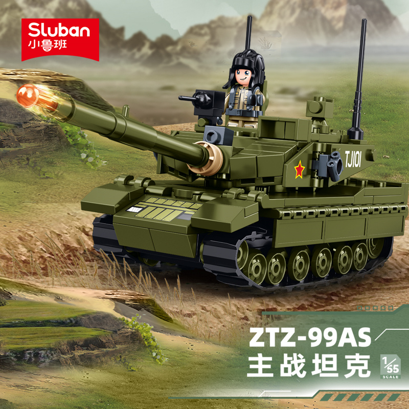 Sluban 183 Elementy Model Czoł – Lego Compatible Military Tank recenzja i cena