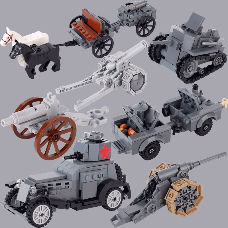 WW1 Włoski radziecki czołg woj – Lego Compatible Military Tank recenzja i cena