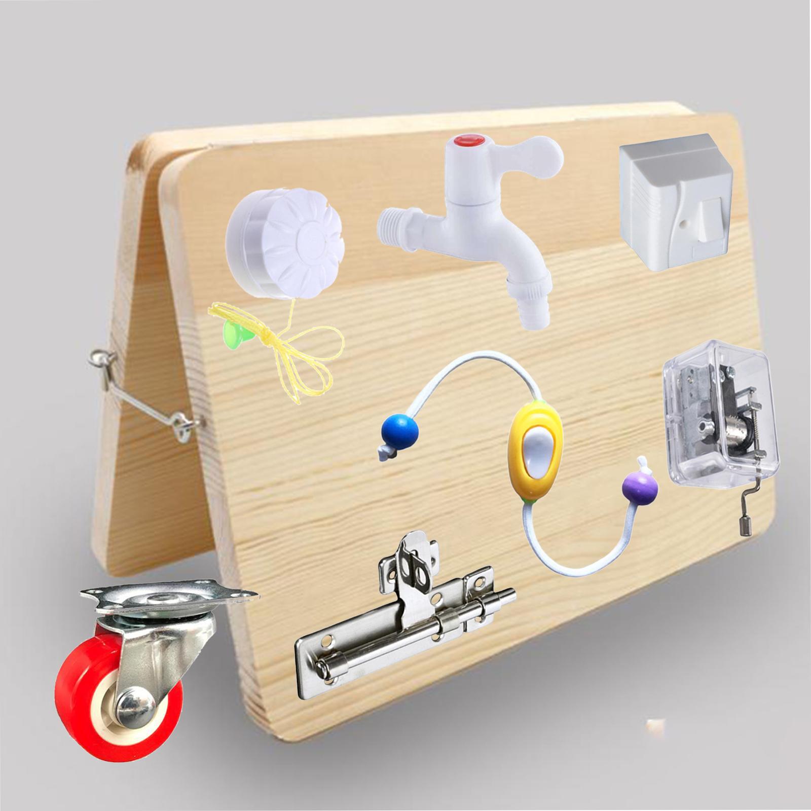 Montessori Tablica Sensoryczna – Montessori Wooden Busy Board Toddler recenzja i cena